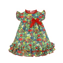(27934) VESTIDO ESTAMPADO FLORES