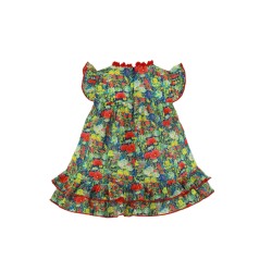 (27934) VESTIDO ESTAMPADO FLORES