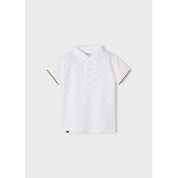 (28157) POLO M/C MICROESTAMPADO