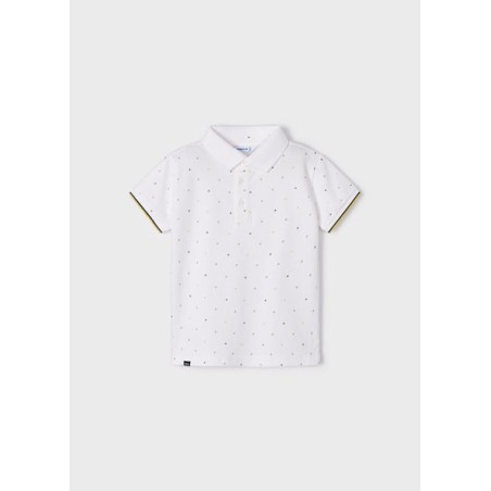 (28157) POLO M/C MICROESTAMPADO