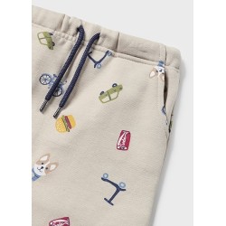 (28592) PANTALON PUNTO ESTAMPADO