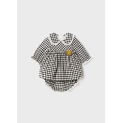 (28638) VESTIDO VICHY Y BRAGUITA