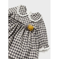 (28638) VESTIDO VICHY Y BRAGUITA