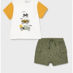 (25305) ROPA CONJUNTO PANTALON CORTO CAMISETA