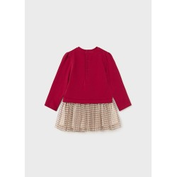 (28652) VESTIDO COMBINADO TUL