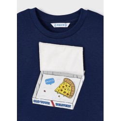 (28671) CAMISETA M/L "PIZZA"
