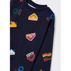 (28673) CAMISETA M/L "ALL OVER PRINT"