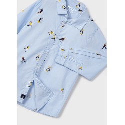 (28683) CAMISA M/L ESTAMPADA