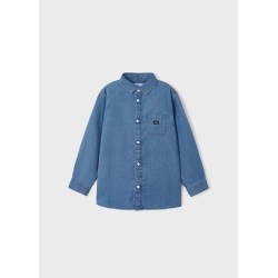 (28685) CAMISA M/L SOFT DENIM