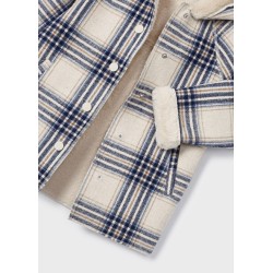 (28709) ABRIGO CUADROS DOBLE FAZ