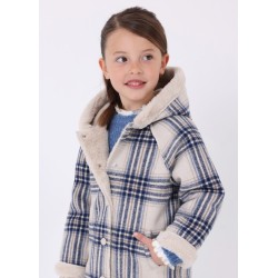 (28709) ABRIGO CUADROS DOBLE FAZ