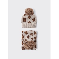 (28921) CONJUNTO GORRO BUFANDA JACQUARD