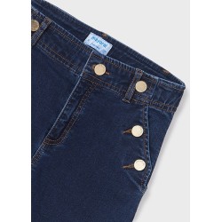 (28835) PANTALON TEJANO LARGO BOTONES