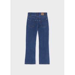 (28838) PANTALON TEJANO LARGO FLARED