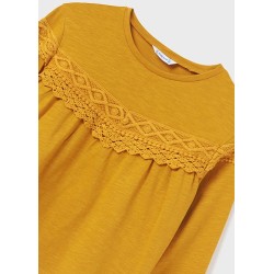 (28774) CAMISETA M/L CINTAS BORDADAS