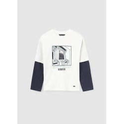 (28780) CAMISETA M/L "BACK TO GAMING"