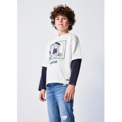 (28780) CAMISETA M/L "BACK TO GAMING"