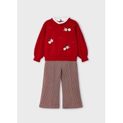 (28735) CONJUNTO PANTALON PUNTO JACQUARD