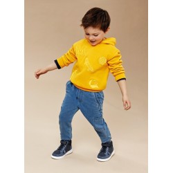 (28743) PANTALON CARGO FELPA DENIM