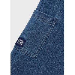 (28743) PANTALON CARGO FELPA DENIM