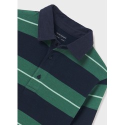(28794) POLO M/L RAYAS BLOQUE
