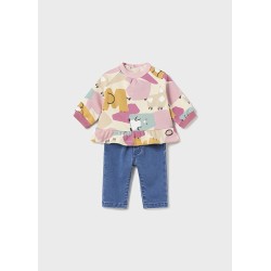 (28597) CONJUNTO PANTALON DENIM