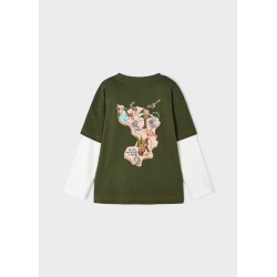 (28669) CAMISETA M/L DOBLE MANGA