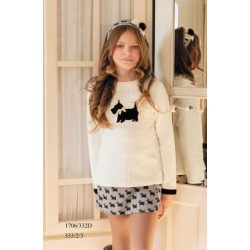 (26339) ROPA FALDA PANTALON PERRITOS