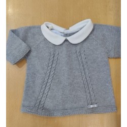 (29027) CONJUNTO POLAINA PUNTO Y JUBON CUELLO