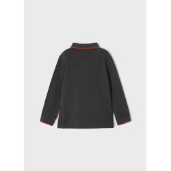 (27391) POLO M/L BOLSILLO SERIGRAFIADO