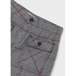 (27528) PANTALON CORTO CUADROS