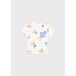 (29136) CAMISETA M/C ESTAMPADA