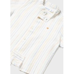 (29146) CAMISA M/C CUELLO MAO LINO