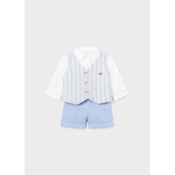 (29158) CONJUNTO PANTALON CORTO CHALECO
