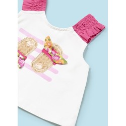 (29166) CONJUNTO SHORT APLIQUES