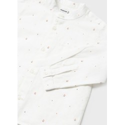 (29175) CONJUNTO BERMUDA CAMISA M/L LINO