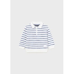 (29190) PULLOVER CUELLO POLO RAYAS