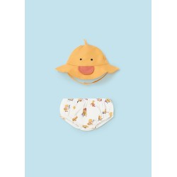 (29212) CONJUNTO BAÑADOR PAÑAL Y GORRO