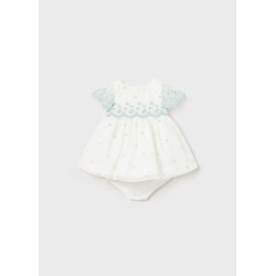 (29254) VESTIDO TUL BORDADO