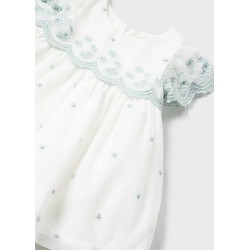 (29254) VESTIDO TUL BORDADO
