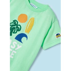 (29277) CAMISETA M/C DETALLES BORDADOS