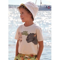 (29280) CAMISETA M/C "WILD JUNGLE"
