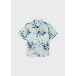 (29388) CAMISA M/C RESORT ESTAMPADA