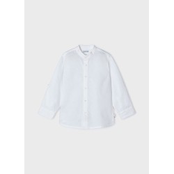 (29390) CAMISA M/L CUELLO MAO LINO