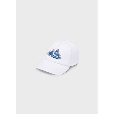 (28118) GORRO VISERA BORDADO NAUTICO