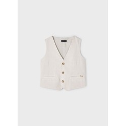 (29411) CHALECO LINO SUITING