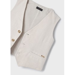 (29411) CHALECO LINO SUITING