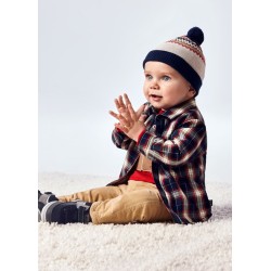 (26267) CONJUNTO GORRO BUFANDA JACQUARD