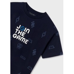 (29502) CAMISETA M/C ESTAMPADA