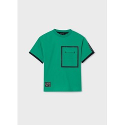 (29510) CAMISETA CONTRASTES MANGAS